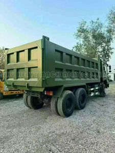 Camión Volquete Diésel Euro 3 6x4 de 10 Ruedas Usado Howo Sinotruk con Suspensión Neumática, Volante a la Izquierda, Carga >50T, 351-450HP en Venta - Product Image 2