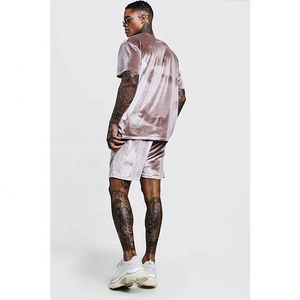 Ensemble sport pour homme Tenue d'été Ensemble 2 pièces T-shirts manches courtes et shorts Ensemble survêtement décontracté élégant - Product Image 2