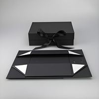 Ventes chaudes, boîte magnétique rigide en papier recyclable, taille personnalisée, boîte cadeau pliable magnétique pour emballage cadeau