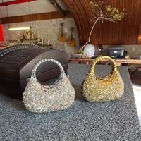 Nuevo Bolso de Mano de Acrílico con Diamantes para Niñas, Mini Bolso de Lujo con Pedrería para Guardar Objetos