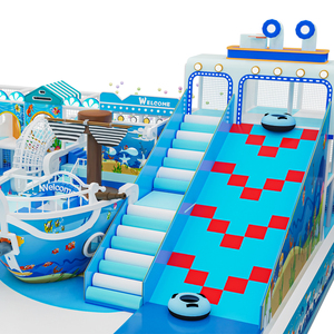 Equipo de <span class=keywords><strong>Juegos</strong></span> Interior para Niños a Precio Económico con Tobogán de Nieve, Laberinto de Aventuras en Barco, Tobogán Volcánico, Juego de Arcade para Familias y Niños - Product Image 1