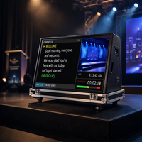 Nouvel écran de téléprompteur pour concours de débat, conférences universitaires, séminaires, formations, campus, affichage de scène 27, 45, 55 pouces