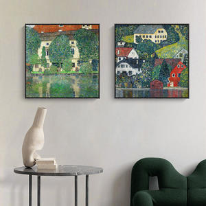 Pintura al Óleo <span class=keywords><strong>de</strong></span> Klimt, Paisaje, Beso, <span class=keywords><strong>Mural</strong></span> Decorativo, Marco <span class=keywords><strong>de</strong></span> Madera Maciza, Arte <span class=keywords><strong>de</strong></span> Pared para Sala <span class=keywords><strong>de</strong></span> Estar, Comedor, Dormitorio, Apartamento, Casa <span class=keywords><strong>de</strong></span> Huéspedes - Product Image 5