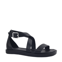 2025 mode tendance dames sandales plates de haute qualité en cuir véritable à la main personnalisé grande taille femme chaussures