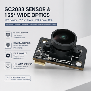 2MP GC2083 <b>USB</b> Camera Module 1080P 155° Fisheye Low Power Board for Smart Home Video Doorbell Intercom - Product Image 1