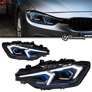 ชุดไฟหน้า LED 12-18สำหรับ BMW 3 F30F35การปรับเปลี่ยนไฟวิ่งกลางวันทั้งเก่าและใหม่พร้อมตะขอคู่ - Product Image 5