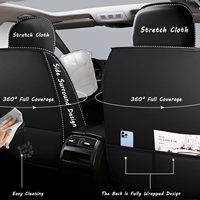 Housses de siège auto en cuir premium 5 places, accessoires intérieurs, vente en gros