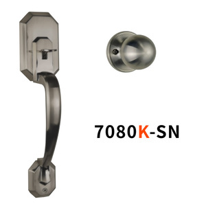 Cerradura de Palanca Yuefeng 7080K-SN de Aleación de Zinc para Puerta de Dormitorio, Moderna, Simple, Duradera, para Uso Interior y Exterior - Product Image 1