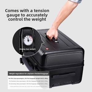 Crossgear กระเป๋าเดินทางแบบมีที่จับขนาดในตัว22-26-30แบบแข็งทนทาน - Product Image 2