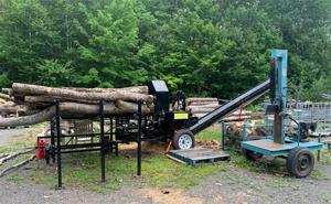 Grande macchina per uso domestico Splitter per uso domestico processore per legna da ardere da 35 tonnellate con <span class=keywords><strong>motosega</strong></span> - Product Image 2