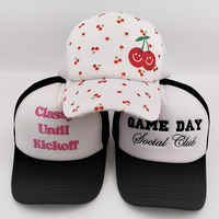 Gorra Trucker de 5 Paneles de Espuma y Malla Personalizada OEM ODM con Logotipo Bordado de Marca Privada al por Mayor para Marcas