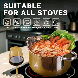 2026 New Stainless Steel Casserole <b>Cookware</b> <b>Set</b> Modern Design Dish Pots for Eco-Friendly Cooking - Product Image 5