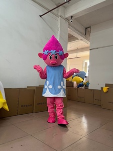 ชุดมาสคอตตัวละครป๊อปปี้จากเรื่องการ์ตูนโทรลล์ สำหรับขาย - Product Image 3