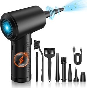 Custom Logo <strong>Electric</strong> Air <strong>Duster</strong> Cleaner <strong>PC</strong> Computer Keyboard 51000RPM Cordless Dust off Compressed Gas Blowing Air <strong>Duster</strong> - Product Image 1