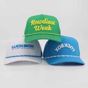 Bán Buôn OEM 5 Bảng Điều Chỉnh Hat Tùy Chỉnh 5 Bảng Điều Chỉnh Không Thấm Nước Hat Thể Thao Golf Hat Laser Cắt Đục Lỗ Sợi Dây Thừng Mũ Bóng Chày - Product Image 1