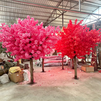 Pohon Sakura Buatan Skala Besar, Pohon Harapan, Dekorasi Lanskap, Pohon Buatan, Pohon Sakura Fiberglass