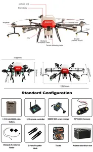 2022 grande A30 Drone Auto volo Uav telecamera installata Gps Farm agricolo spruzzatore Drone