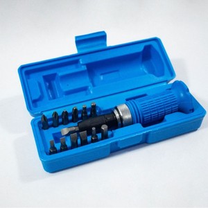 ชุดไขควงกระแทก 14 ชิ้น แรงบิดสูง ทะลุแกนกลาง สามารถใช้ตอกได้ ไขควงแบบรวม ใช้งานด้วยมือ - Product Image 1