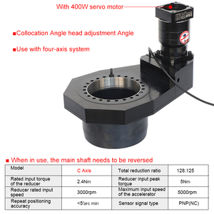 Eje Rotatorio HQD C-AXIS CA1H10 para Centro de Mecanizado, Motor de Alta Calidad para Cambio de Herramientas, Husillo para Piezas de Maquinaria para Trabajar la Madera - Product Image 6