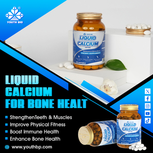 Cápsulas de Gel Suave de Calcio Líquido y Vitamina D3 para Adultos, Suministro a Granel, Suplemento Dietético para Mejorar la Densidad Ósea, 200 Cápsulas/Botella - Product Image 3