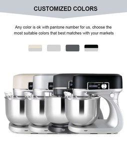 Robot pâtissier planétaire 800W 6L à faible bruit, 12 vitesses, moteur en cuivre pur, boîtier moulé sous pression OEM, bol en acier inoxydable, équipement de <span class=keywords><strong>cuisine</strong></span> - Product Image 6