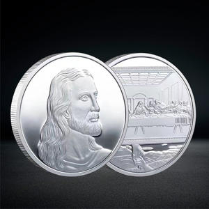 Pièces commémoratives personnalisées en métal, souvenirs d'église, pièce commémorative de Jésus, pièces commémoratives pour la Cène des Douze Apôtres - Product Image 2