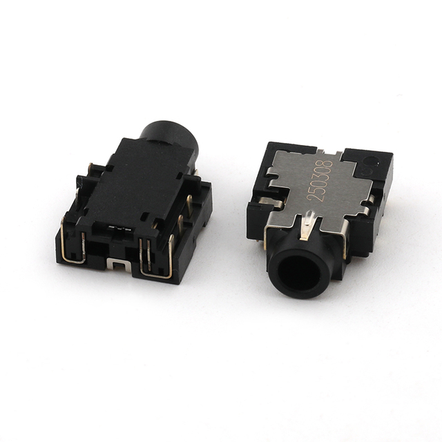 3.5mm Phone Jack Connector CH0.9 Mid Mount 4Pole Headphone Jack Socket Connector