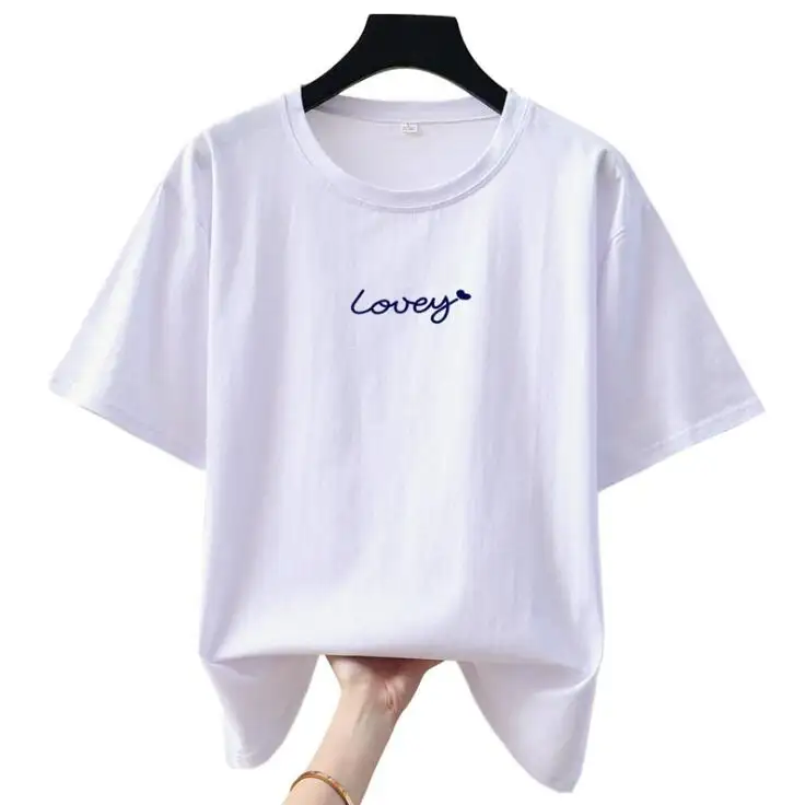 Vendita chiaro stock Prezzo A Buon Mercato LOGO Personalizzato Stampa Plain White T shirt per Gli Uomini/Wemen