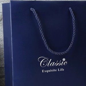 Tùy Chỉnh Bán Lẻ Bán Buôn Sang Trọng Màu Xanh Chai Rượu Vang Quà Tặng Mua Sắm Rượu Sâm Banh Lưu Trữ Bao Bì Túi Giấy Và Hộp Giấy Thiết Lập - Product Image 4