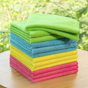 Serviettes de voiture carrées en microfibre tricotée super douce à séchage rapide pour le nettoyage et le séchage - Product Image 1