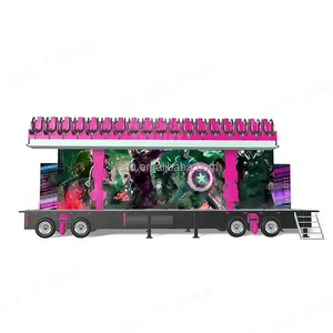 Attrazione Portatile <span class=keywords><strong>Crazy</strong></span> Wave su Rimorchio, Mini Giostra Emozionante Stile Miami in Vendita - Product Image 4