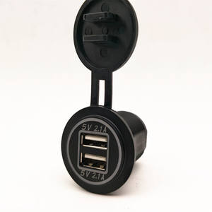 Chargeur de voiture double USB LED 4.2A 2 ports 12V 24V pour téléphone portable, chargeur USB pour voiture, bateau - Product Image 6