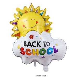Ballons en aluminium en gros sur le thème de la <span class=keywords><strong>rentrée</strong></span> scolaire : dessin animé, arc-en-ciel, cartable, crayon, bus scolaire pour la <span class=keywords><strong>décoration</strong></span> de la salle de <span class=keywords><strong>classe</strong></span> - Product Image 3