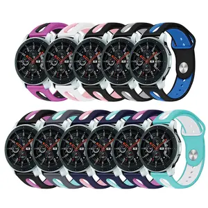 ShanHai Tali Silikon Pengganti Pin Cepat Lepas 22Mm untuk Samsung Gear S3 Frontier/Classic /Galaxy Watch (46Mm)