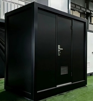 Toilettes Mobiles Extérieures Conteneur Sanitaire Public Portable 20 pieds pour Salle de Bain, Vestiaire et Toilettes, Panneau Sandwich Moderne pour Extérieur