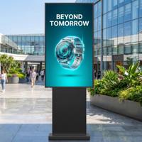AIYOS - Señalización Digital para Exteriores y Pantalla IP65 Resistente al Agua, LCD de Alto Brillo de 2500-4500 Nits, Quiosco Publicitario DOOH OEM