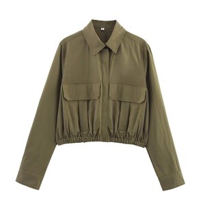 ZADE2025 <span class=keywords><strong>camicia</strong></span> da donna con colletto mandarino ricamato a mano in tessuto stile europeo e americano - Product Image 1