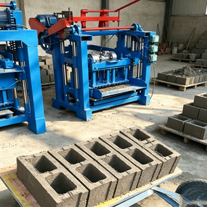 Machine à fabriquer des blocs de ciment creux pour <span class=keywords><strong>pavés</strong></span> et briques, idéale pour les petites briqueteries, la construction de maisons et les projets de murs de soutènement - Product Image 1