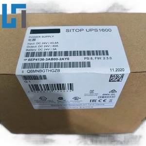 ใหม่ของแท้ SITOP UPS1600 โมดูลจ่ายไฟสำรอง 6EP4136-3AB00-2AY0 ตัวควบคุมการเขียนโปรแกรม PLC มีสินค้าในสต็อก - Product Image 2