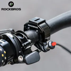 ROCKBROS-Mini timbre de hierro para bicicleta, con sonido fuerte, accesorios para bicicleta, bocina Invisible