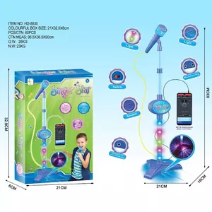 Set di Chitarre Elettroniche in Plastica per Bambini, Regalo Super Cool per Ragazze, <span class=keywords><strong>6</strong></span> Pezzi - Product Image 4