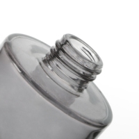 Bouteilles diffuseurs d'arômes en verre rond givré transparent de luxe de 150 ml pour désodorisants d'air avec bâtonnets et couvercle en bambou personnalisé