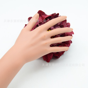 Flores de peonía artificiales Dongchen Crafts en colores otoñales, flor base para arreglos florales y tocados. - Product Image 2