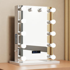De lujo de encargo grande blanco escritorio <span class=keywords><strong>Hollywood</strong></span> <span class=keywords><strong>espejo</strong></span> de bombillas <span class=keywords><strong>espejo</strong></span> de maquillaje para niñas vanidad <span class=keywords><strong>tocador</strong></span> - Product Image 1