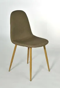 Nordic velluto <span class=keywords><strong>cucina</strong></span> ristorante mobili orsacchiotto sala da pranzo sedia moderna di lusso bianco bouclé sedia da pranzo con gambe d'oro - Product Image 3