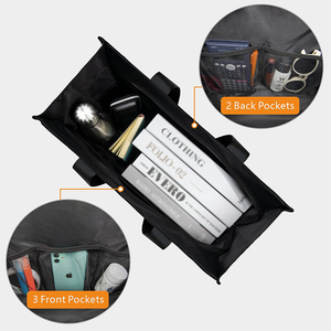 Bolsa de Lona Resistente al Agua, Personalizada con Iniciales, Bolsa de Hombro con 13 Bolsillos, Organizador Impermeable para Artículos Esenciales - Product Image 4