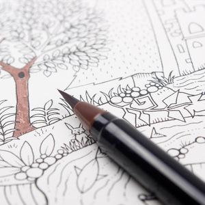 Stylo <span class=keywords><strong>encre</strong></span> rechargeable 50 ml, brosse à <span class=keywords><strong>encre</strong></span> douce, à pointe de stylo pour la <span class=keywords><strong>calligraphie</strong></span> - Product Image 5