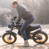 Coswheel-bicicleta eléctrica híbrida GT20 Elektrikli, neumáticos anchos de 20 pulgadas, 15Ah, 20Ah, 25Ah, 750W, venta al por mayor