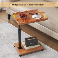 Table d'appoint minimaliste moderne en bois, table console multifonctionnelle pour salon, chambre à coucher, meubles de maison, vente en gros