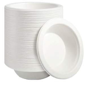 Sugarcane Bagasse Bowls 500ml With Lid Compostable Salad <b>Containers</b> for <b>Takeaway</b> Wholesale - Product Image 1